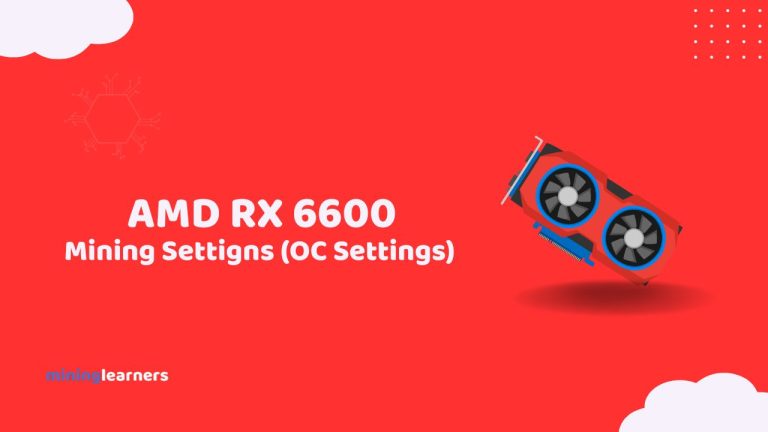 AMD RX 6600 XT Mining Settings