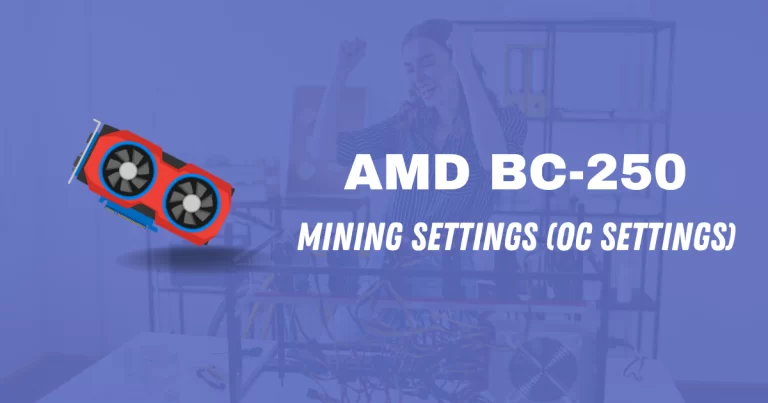 AMD BC 250 Mining Settings OC Settings
